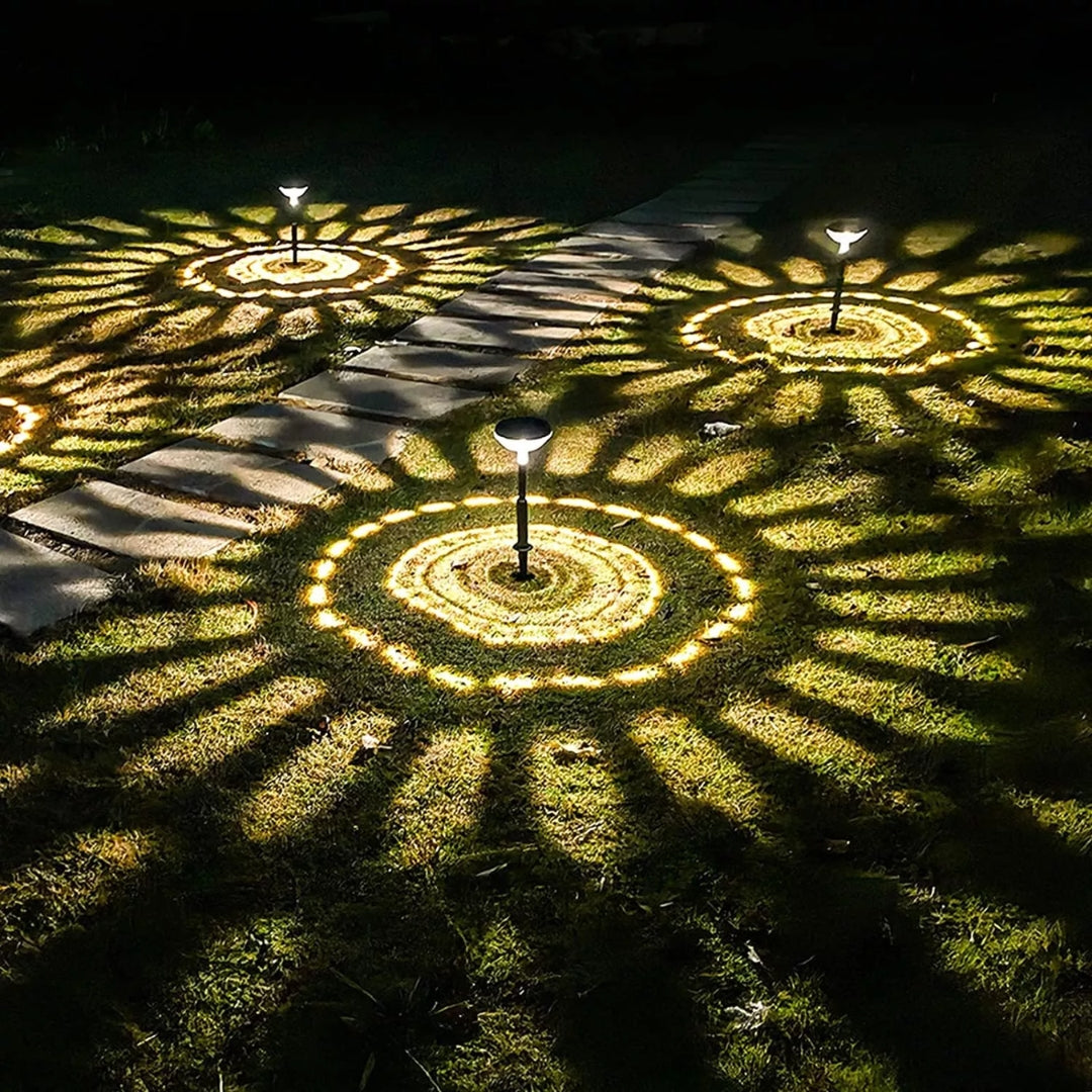 Set Of 2 - Bonza Pathway Solar Lights (For Garden/Pathway Safety/ Landscape & Outdoor Use)