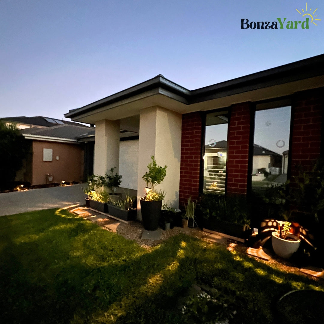 Set Of 2 - Bonza Pathway Solar Lights (For Garden/Pathway Safety/ Landscape & Outdoor Use)