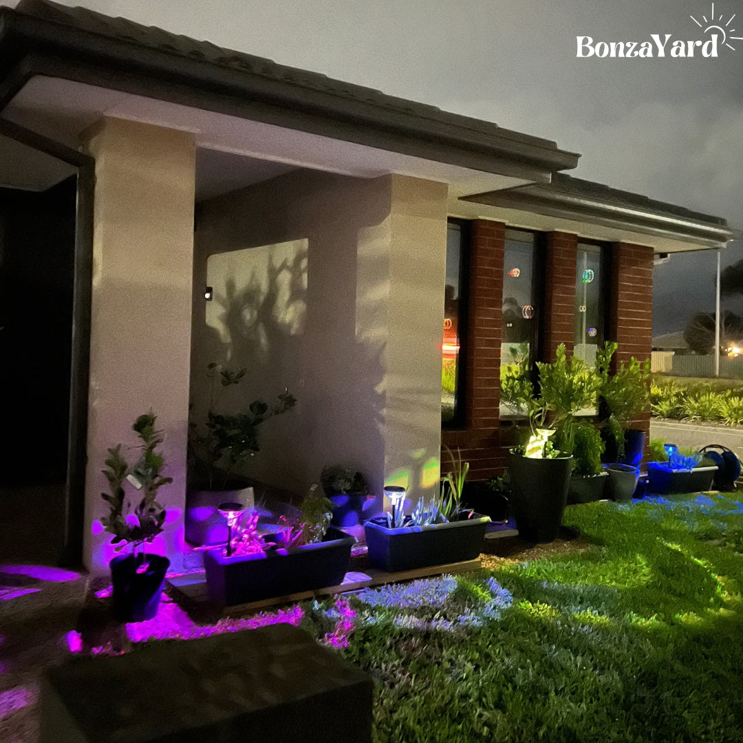 Set Of 2 - Bonza Pathway Solar Lights (For Garden/Pathway Safety/ Landscape & Outdoor Use)