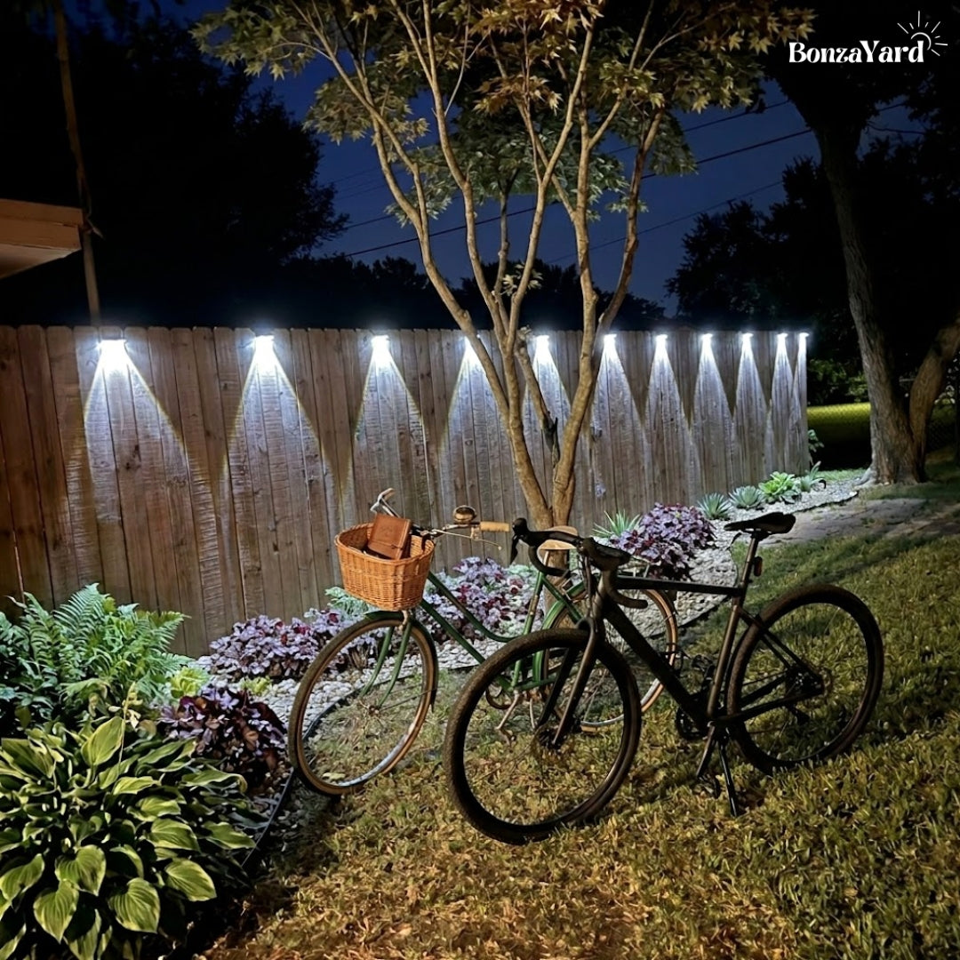 Bonza Solar Glow Fence Lights