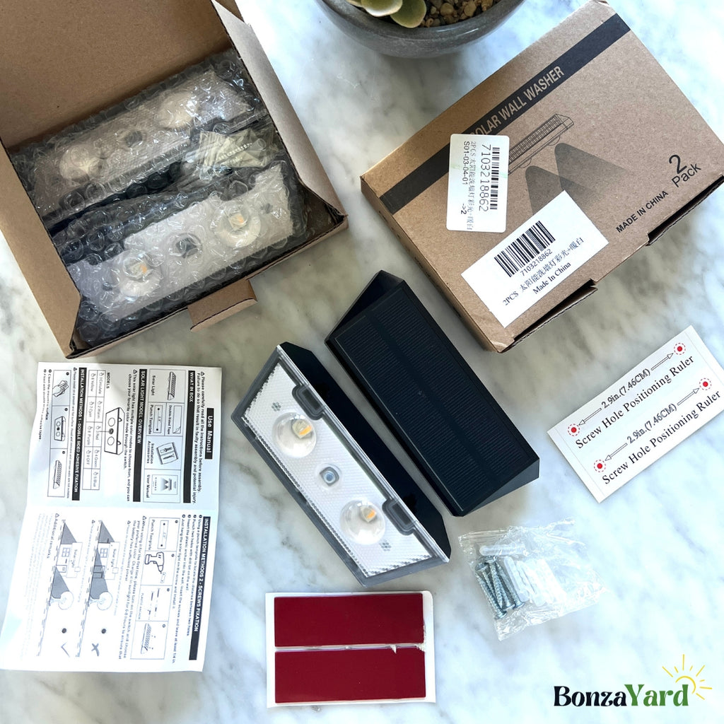 Bonza Solar Glow Fence Lights