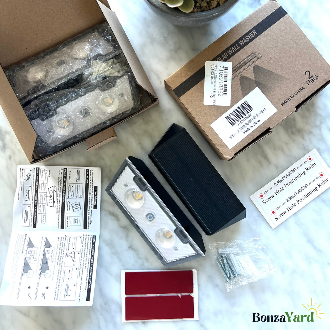 Bonza Solar Glow Fence Lights