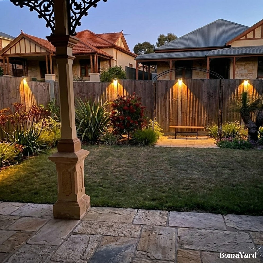 Bonza Solar Glow Fence Lights